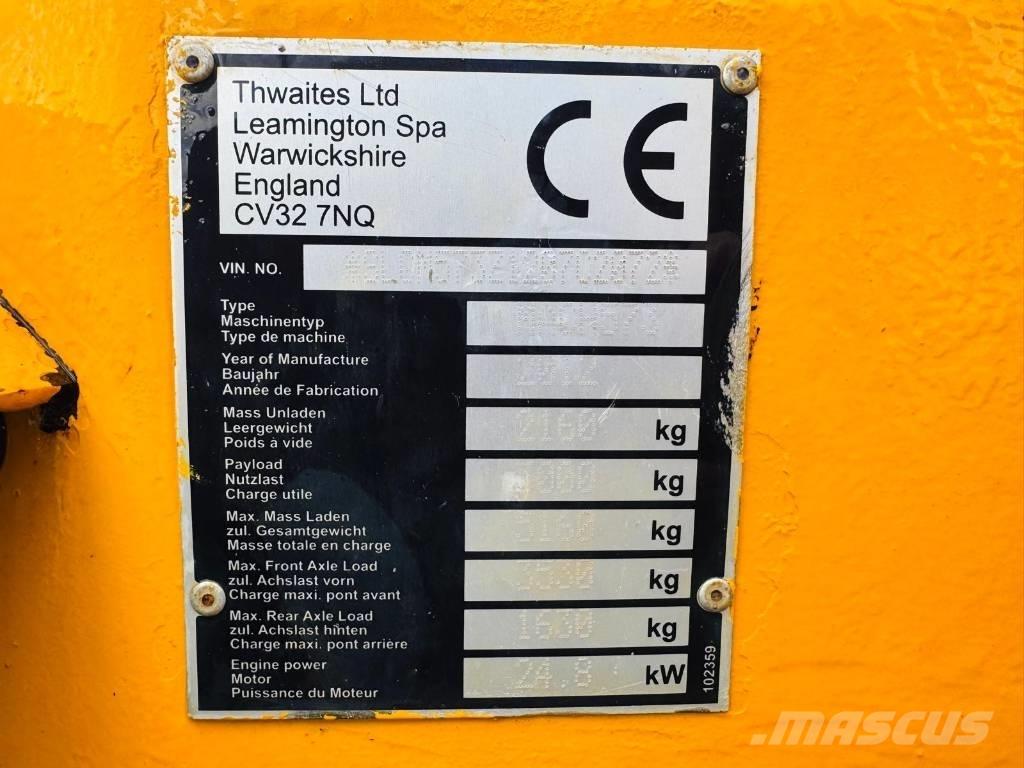 Thwaites MACH 573 عربات نقل قلابة للمواقع