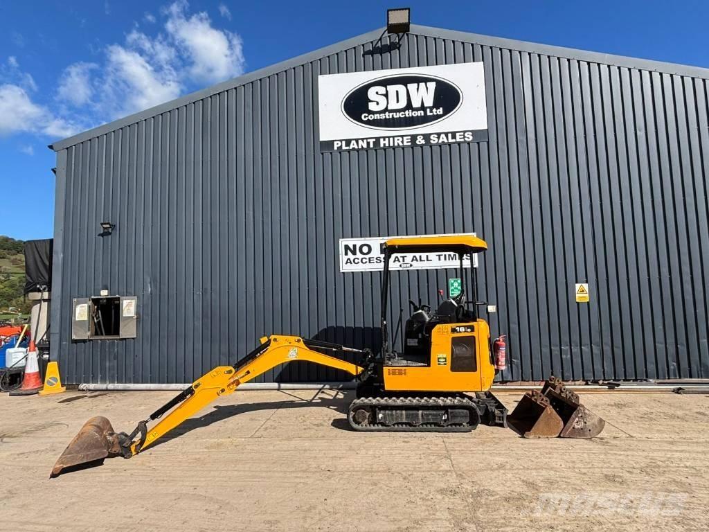 JCB 16 C حفارات صغيرة أقل من 7 طن (حفارات صغيرة)