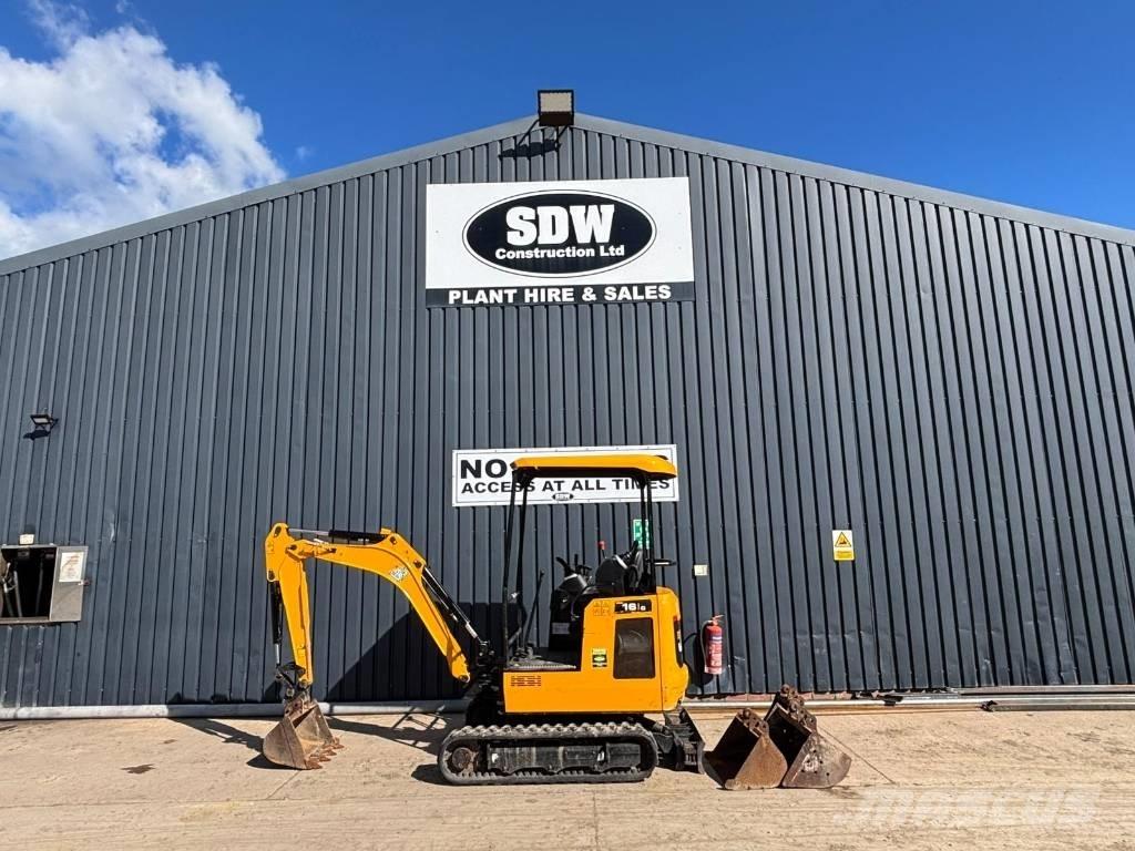 JCB 16 C حفارات صغيرة أقل من 7 طن (حفارات صغيرة)
