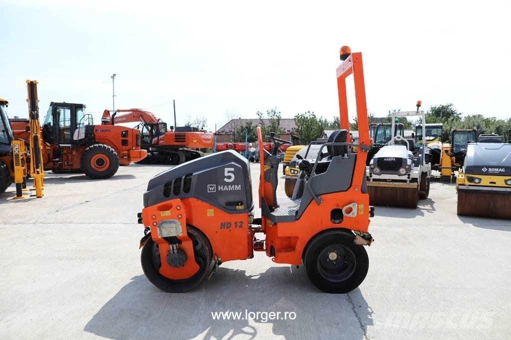 Hamm HD 12 VT مداحل مزدوجة