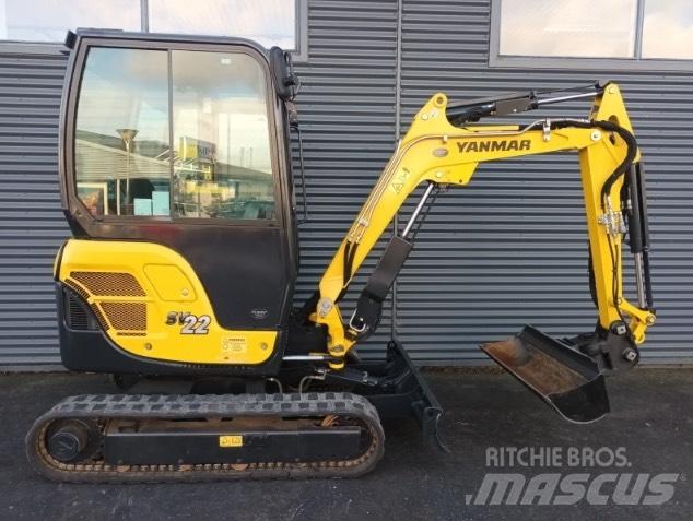 Yanmar sv22 حفارات صغيرة أقل من 7 طن (حفارات صغيرة)