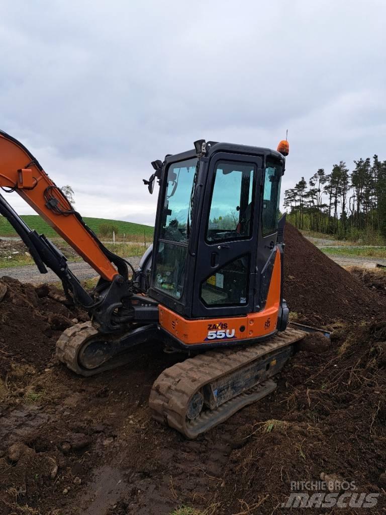 Hitachi ZX55US-6 CLR حفارات صغيرة أقل من 7 طن (حفارات صغيرة)