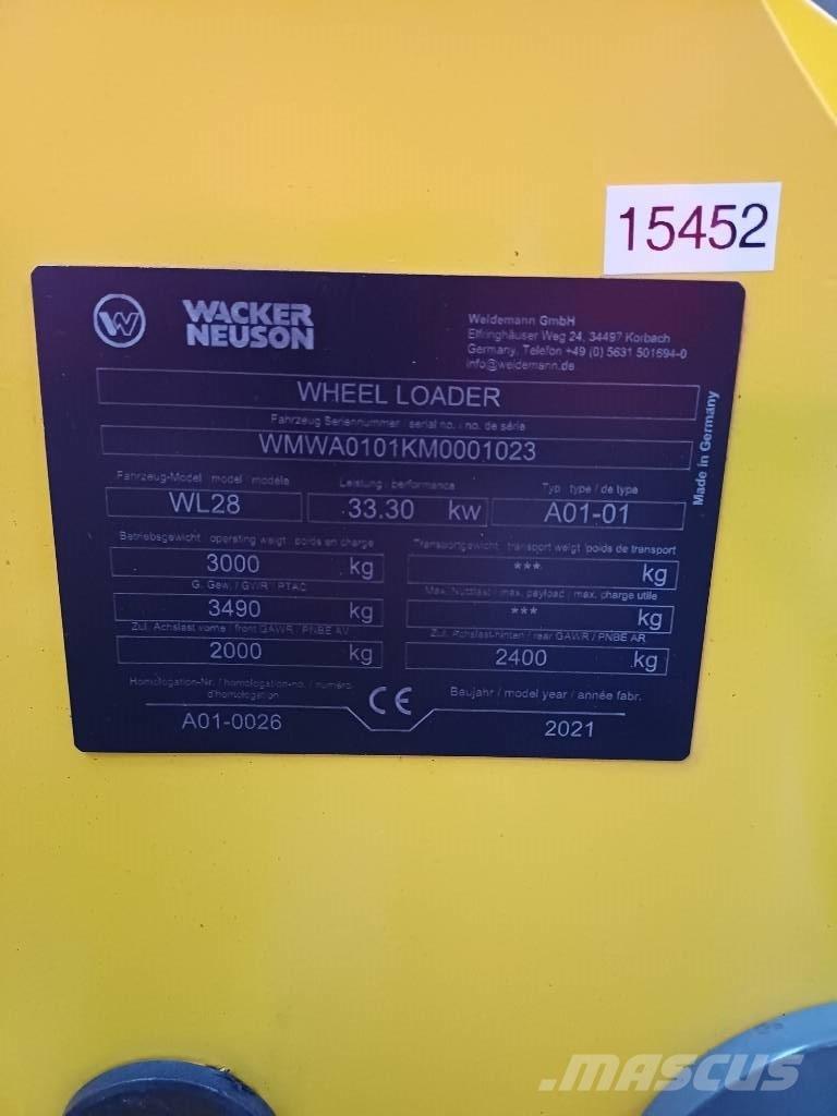 Wacker Neuson WL 28 لوادر بعجل