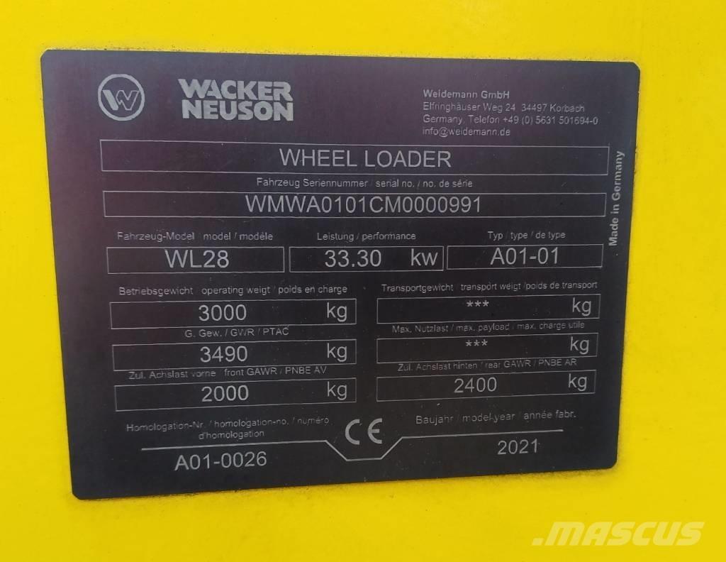 Wacker Neuson WL 28 لوادر بعجل