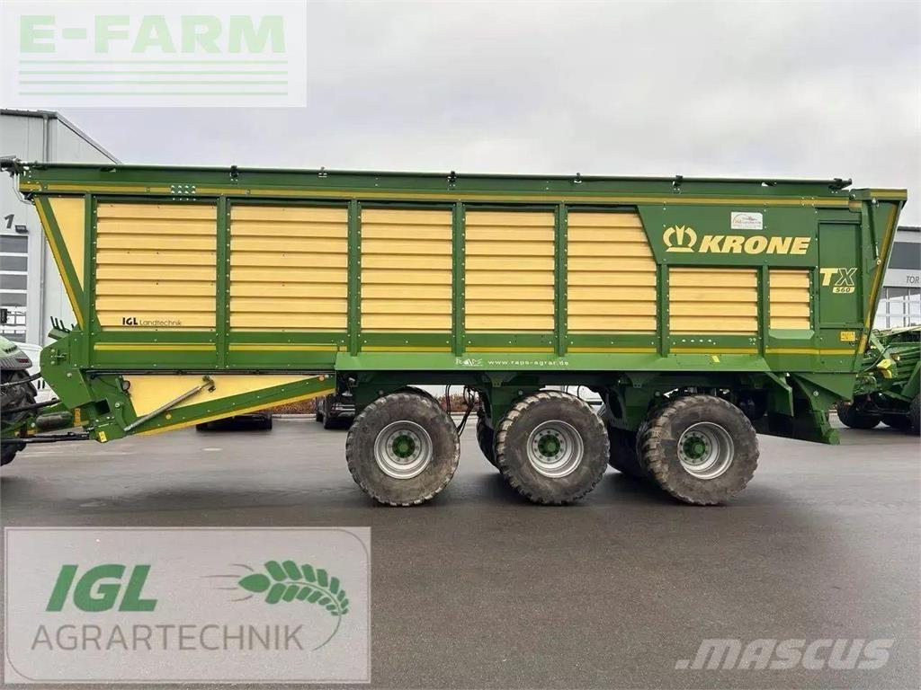 Krone tx 560 مقطورة حبوب