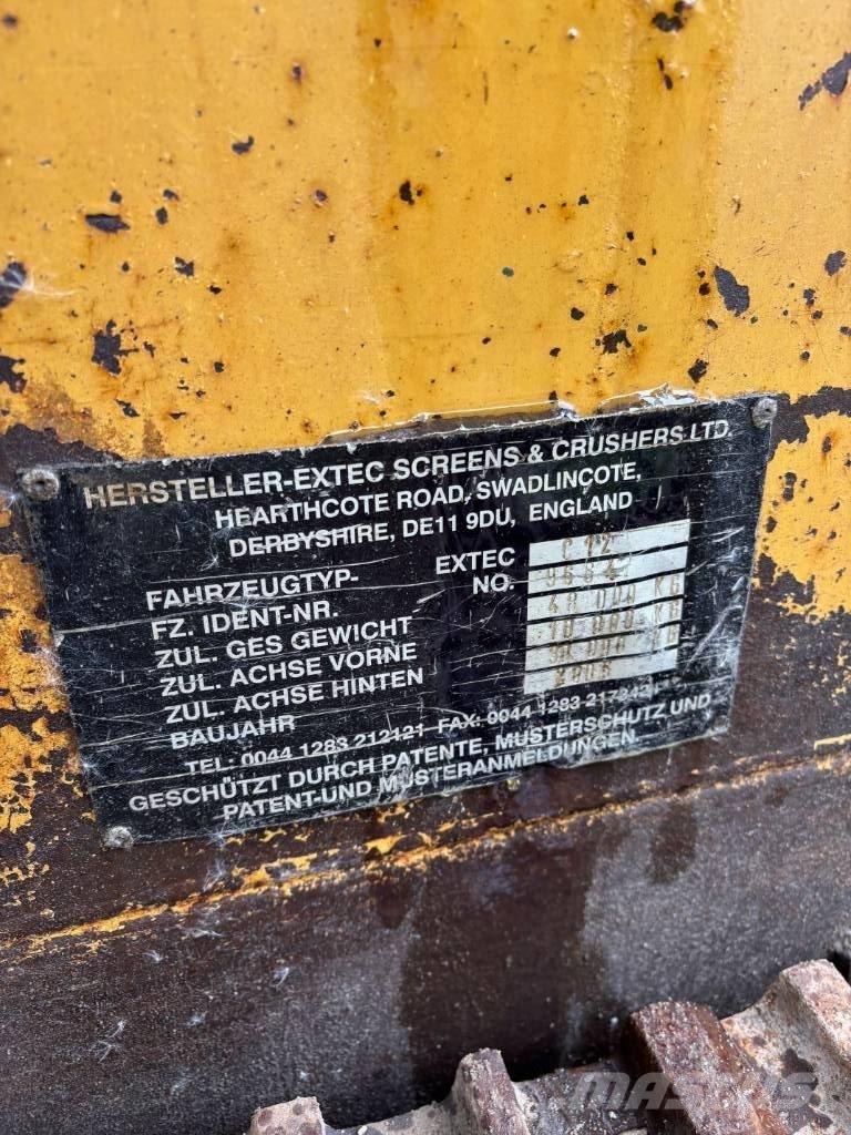 Extec c12 الكسارات المتنقلة