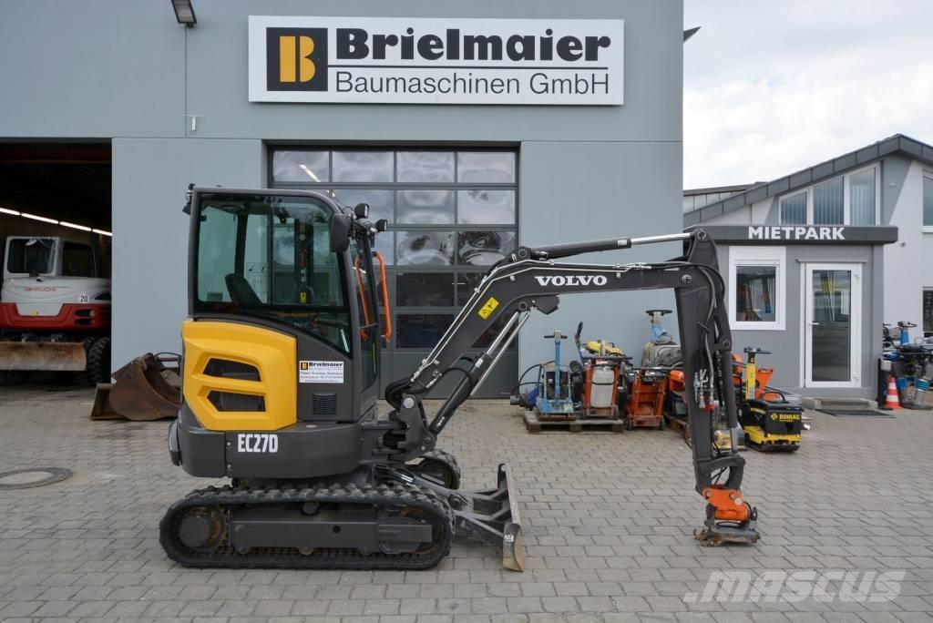 Volvo EC 27 D حفارات صغيرة أقل من 7 طن (حفارات صغيرة)