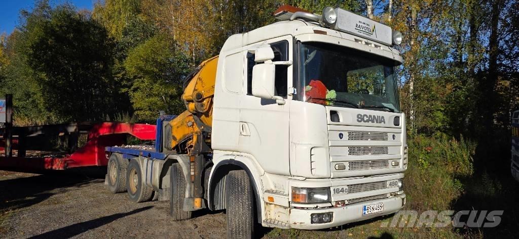Scania R 144 G شاحنات الرافعات