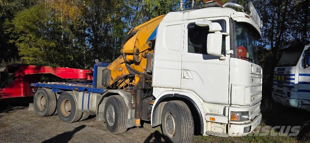 Scania R 144 G شاحنات الرافعات