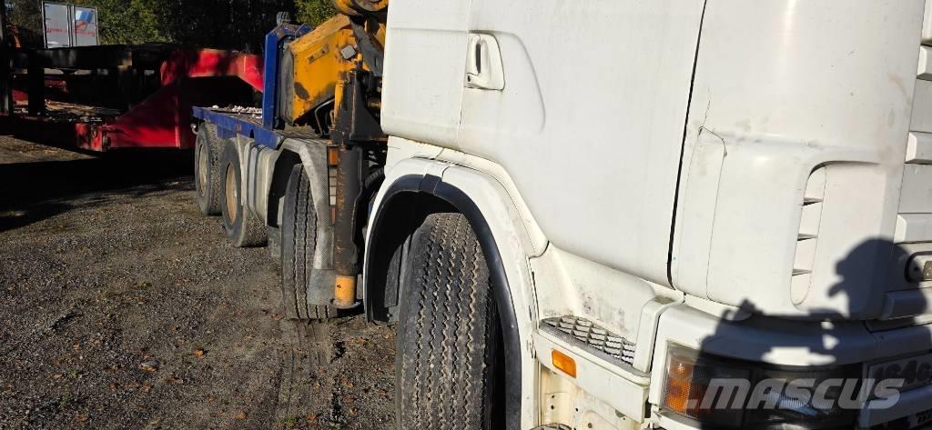 Scania R 144 G شاحنات الرافعات