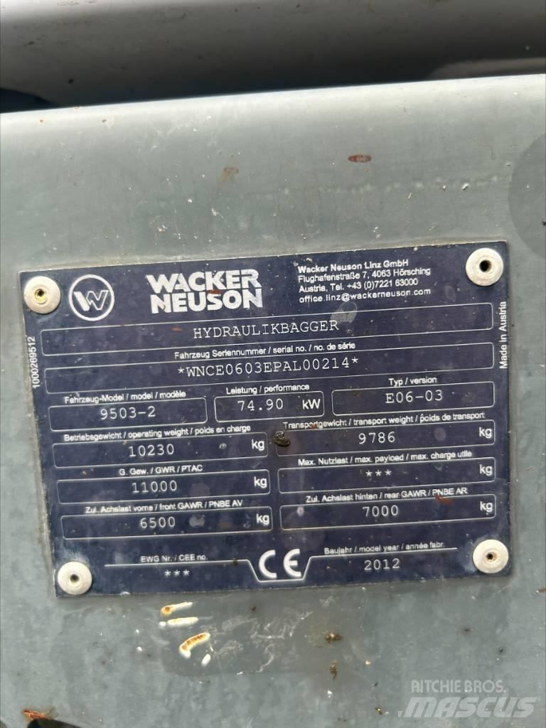 Wacker Neuson 9503 حفارات بعجل