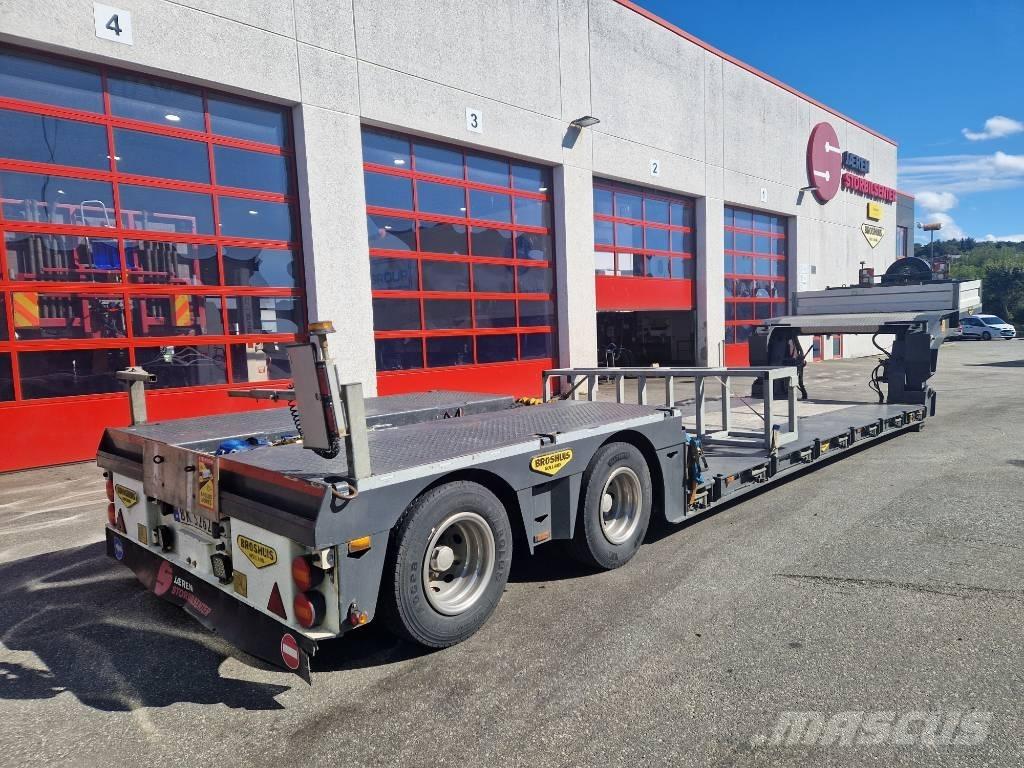 Broshuis SL Low-bed نصف مقطورة مسطحة منخفضة