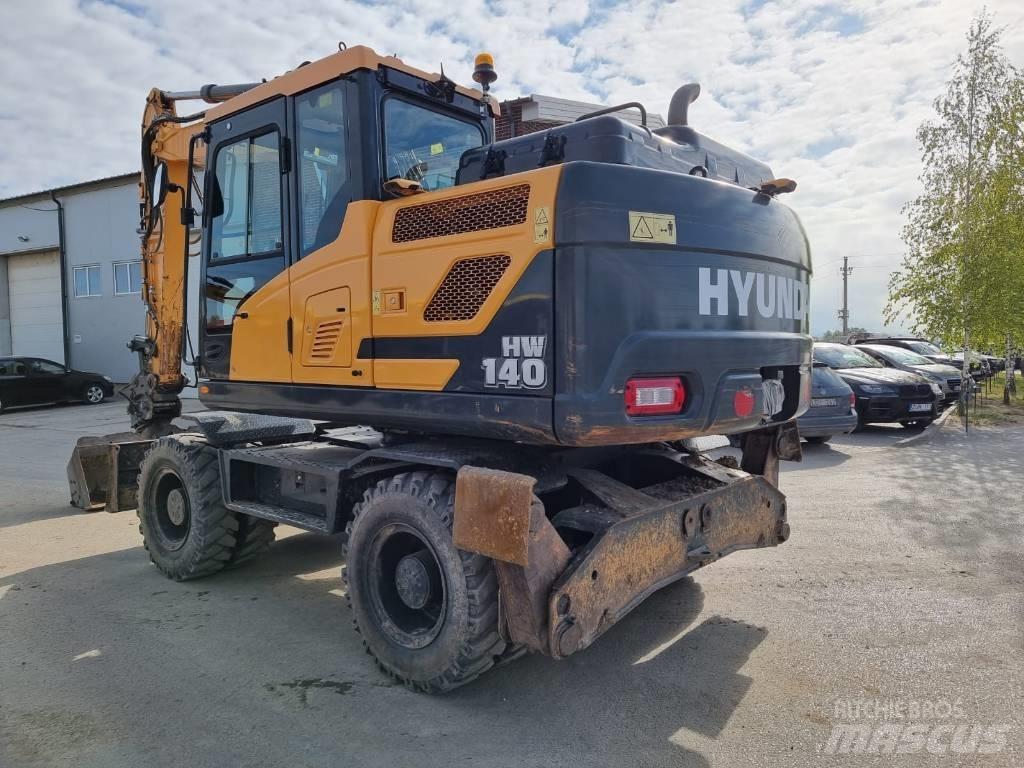 Hyundai HW 140 حفارات بعجل