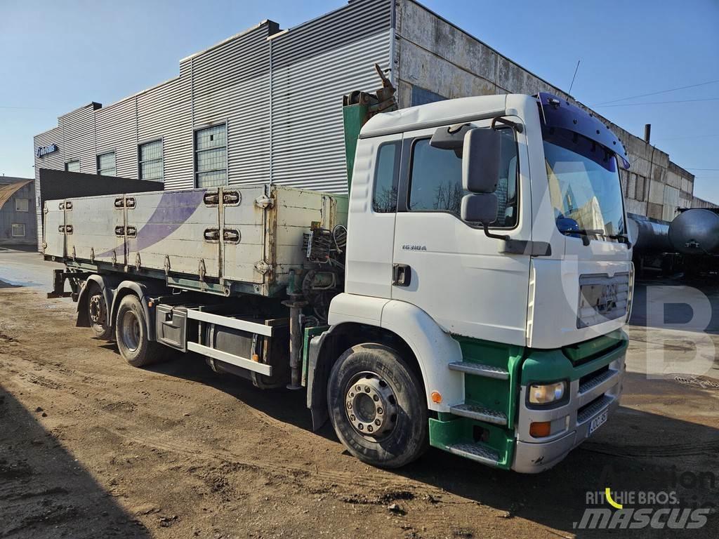 MAN TGA26.310 شاحنات مسطحة/مفصلية الجوانب
