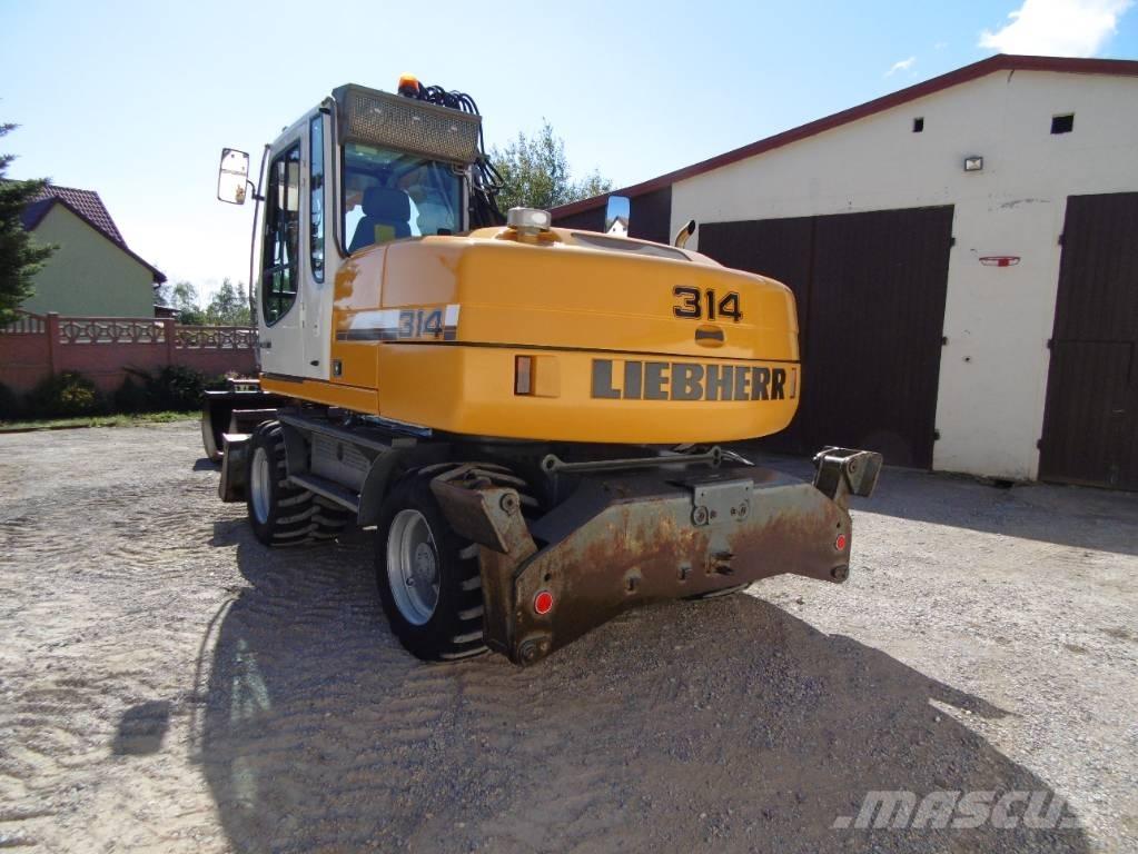 Liebherr A314 حفارات بعجل