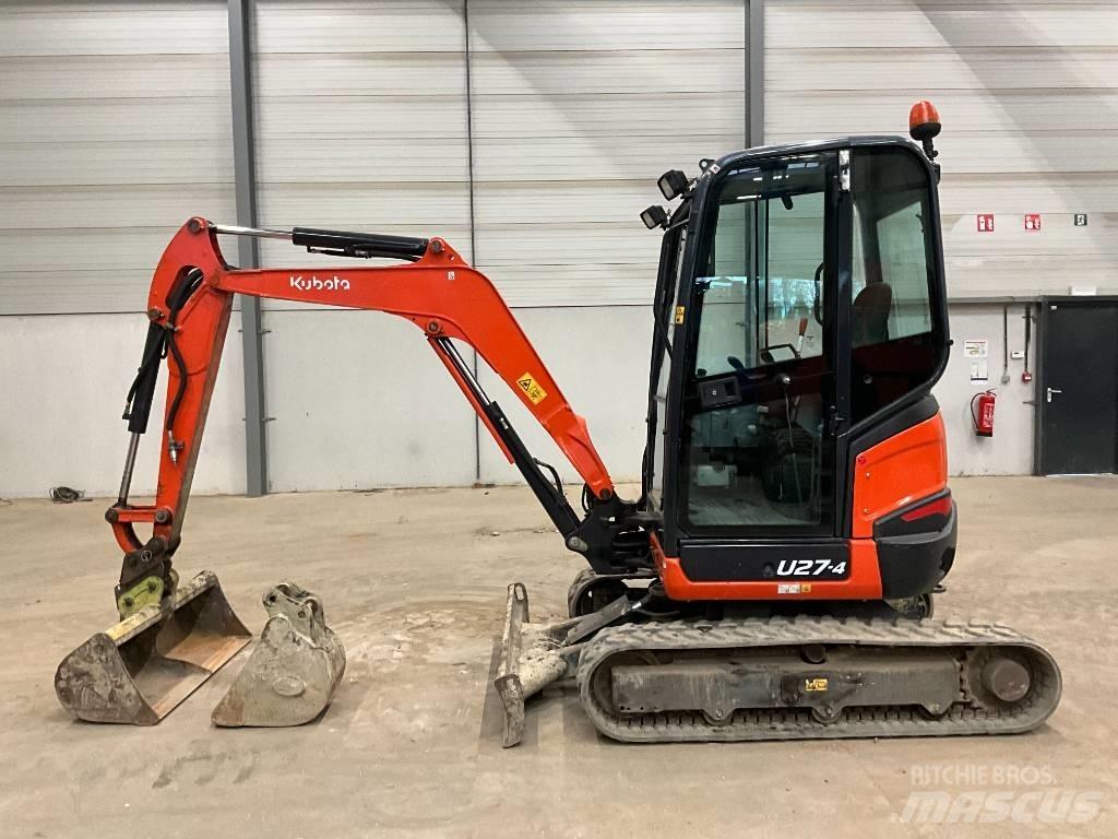 Kubota U 27-4 حفارات صغيرة أقل من 7 طن (حفارات صغيرة)