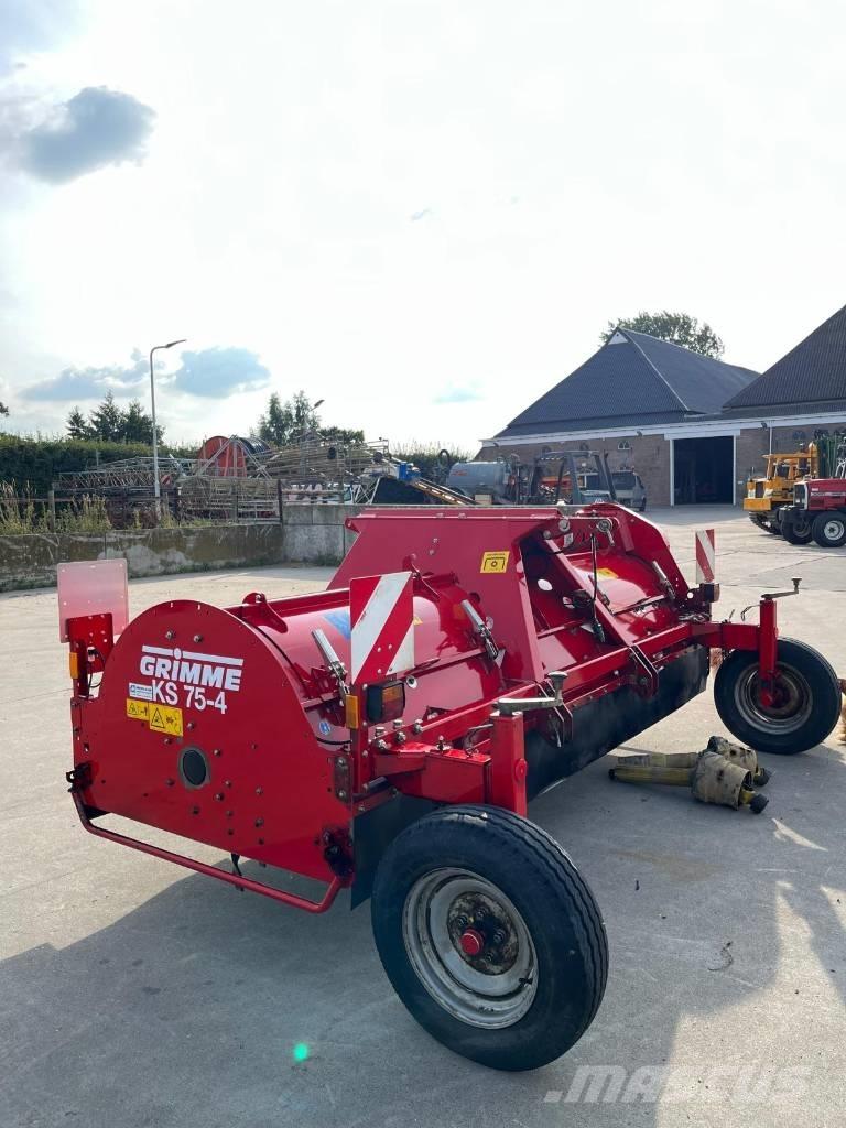 Grimme KS 75-4 معدات جز نباتات البطاطس المتيبسة