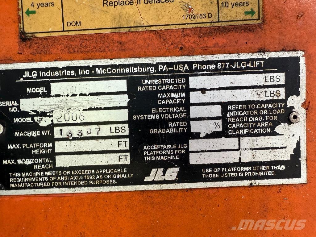 JLG 400 S رافعات سلة تلسكوبية