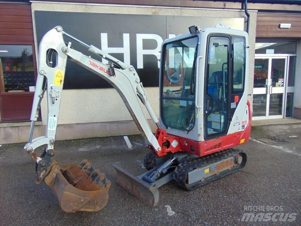 Takeuchi TB 216 حفارات صغيرة أقل من 7 طن (حفارات صغيرة)