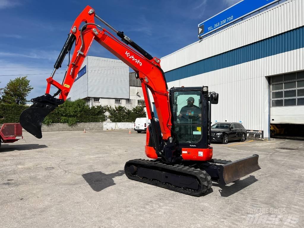 Kubota U 55-4 حفارات صغيرة أقل من 7 طن (حفارات صغيرة)