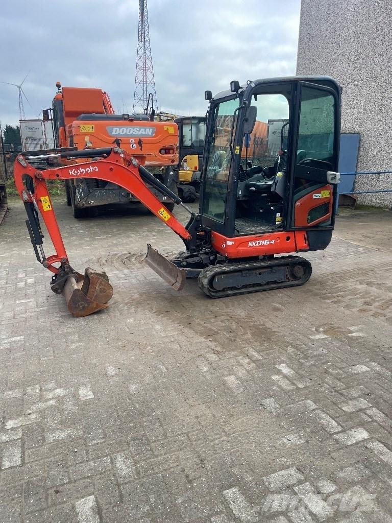 Kubota KX 016-4 حفارات صغيرة أقل من 7 طن (حفارات صغيرة)