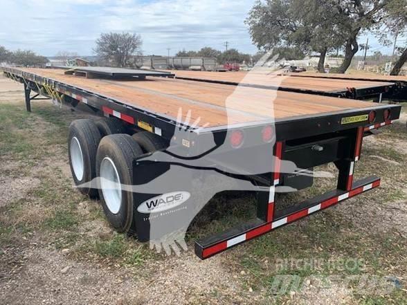 Wade FLAT BED نصف مقطورات مسطحة / مفصلية الجوانب