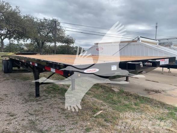 Wade FLAT BED نصف مقطورات مسطحة / مفصلية الجوانب