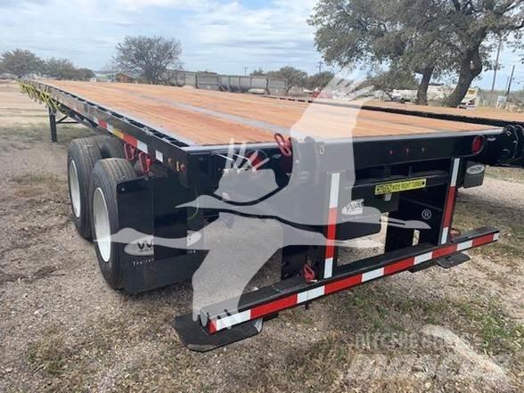 Wade FLAT BED نصف مقطورات مسطحة / مفصلية الجوانب