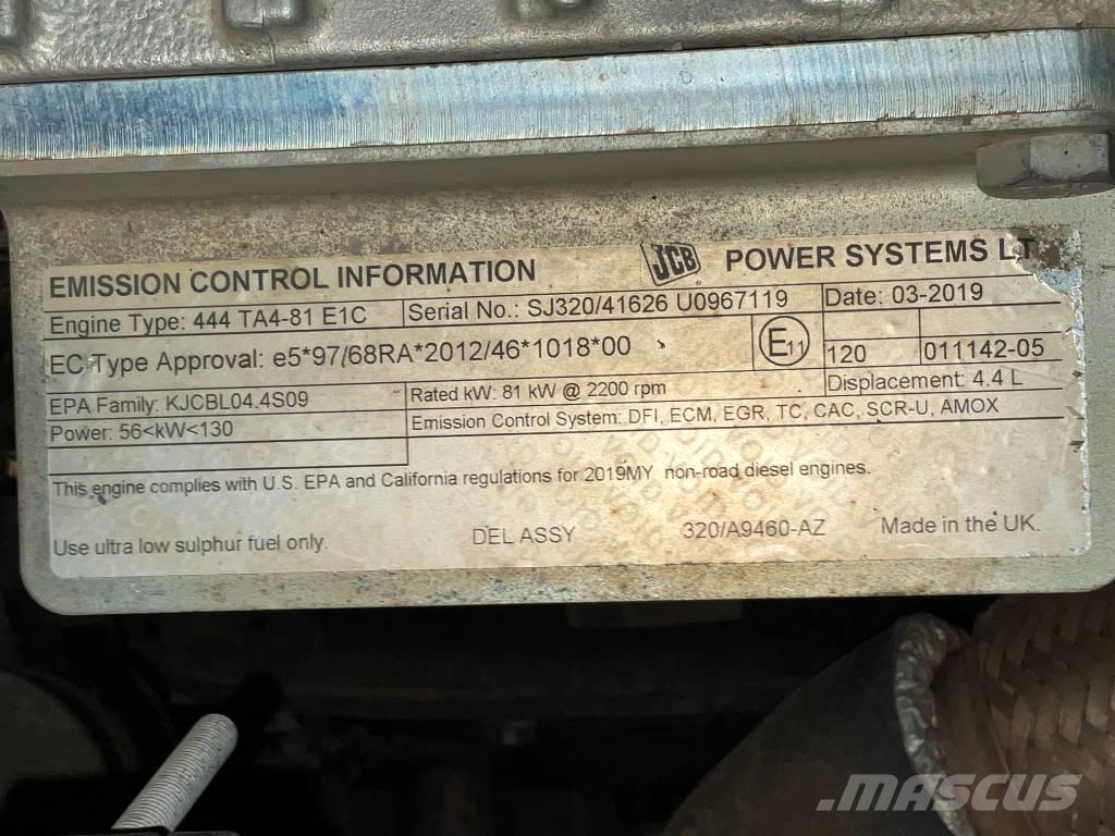 JCB JS 145 LC حفارات زحافة