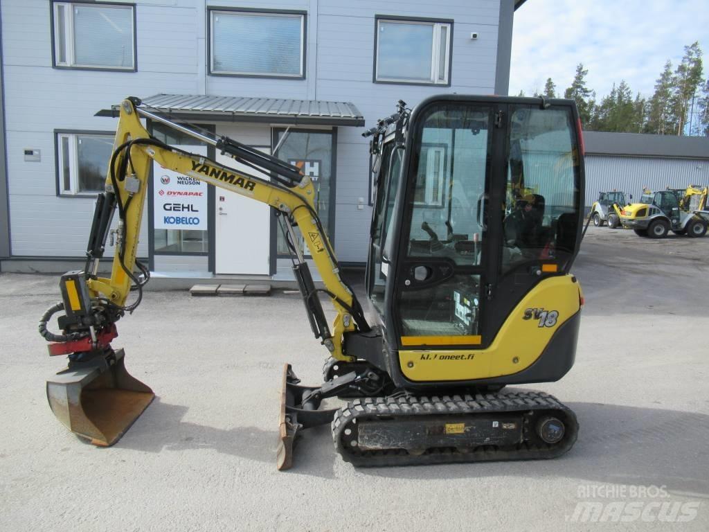 Yanmar SV 18 حفارات صغيرة أقل من 7 طن (حفارات صغيرة)