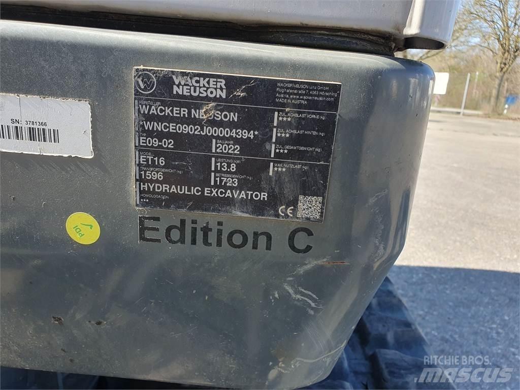 Wacker Neuson ET16 حفارات زحافة
