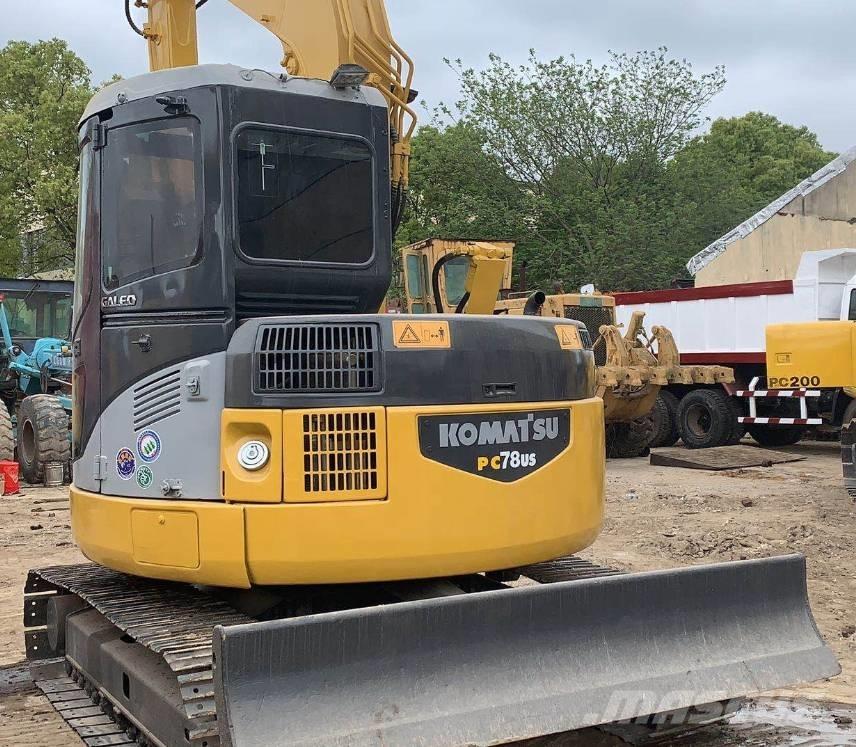 Komatsu pc78us حفارات وسط 7 طن - 12 طن