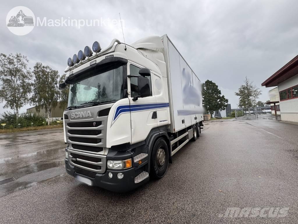 Scania R 490 شاحنات ذات هيكل صندوقي