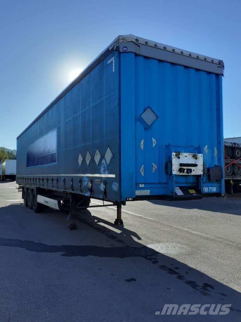 Krone Curtainsider نصف مقطورات بباب جانبي
