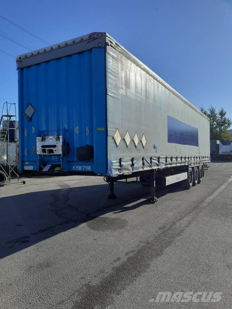 Krone Curtainsider نصف مقطورات بباب جانبي