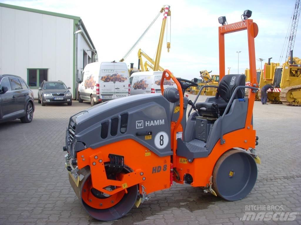 Hamm HD 8 VV مداحل ثنائية الاسطوانة