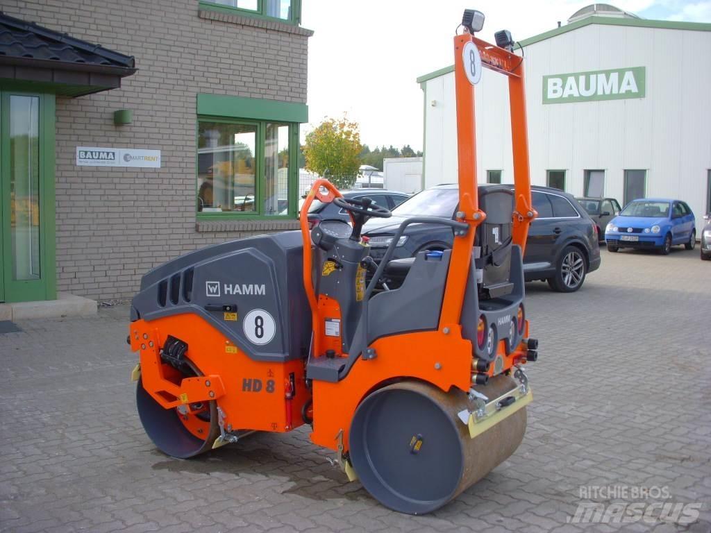 Hamm HD 8 VV مداحل ثنائية الاسطوانة