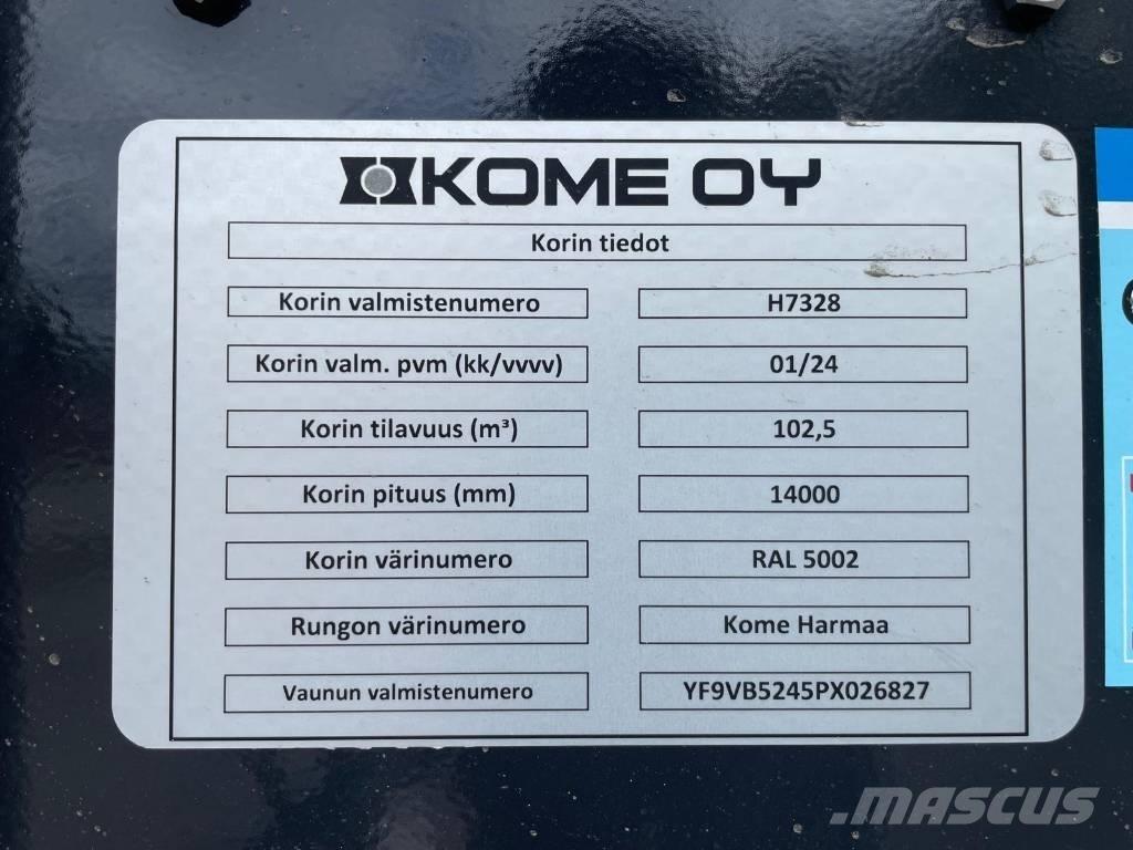 Kome BMPV-5i مقطورات لتقل ألواح الخشب