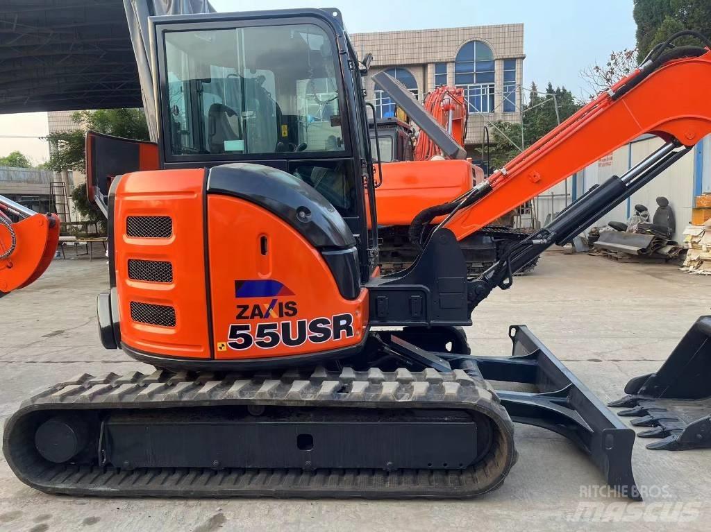 Hitachi zx55USR حفارات صغيرة أقل من 7 طن (حفارات صغيرة)