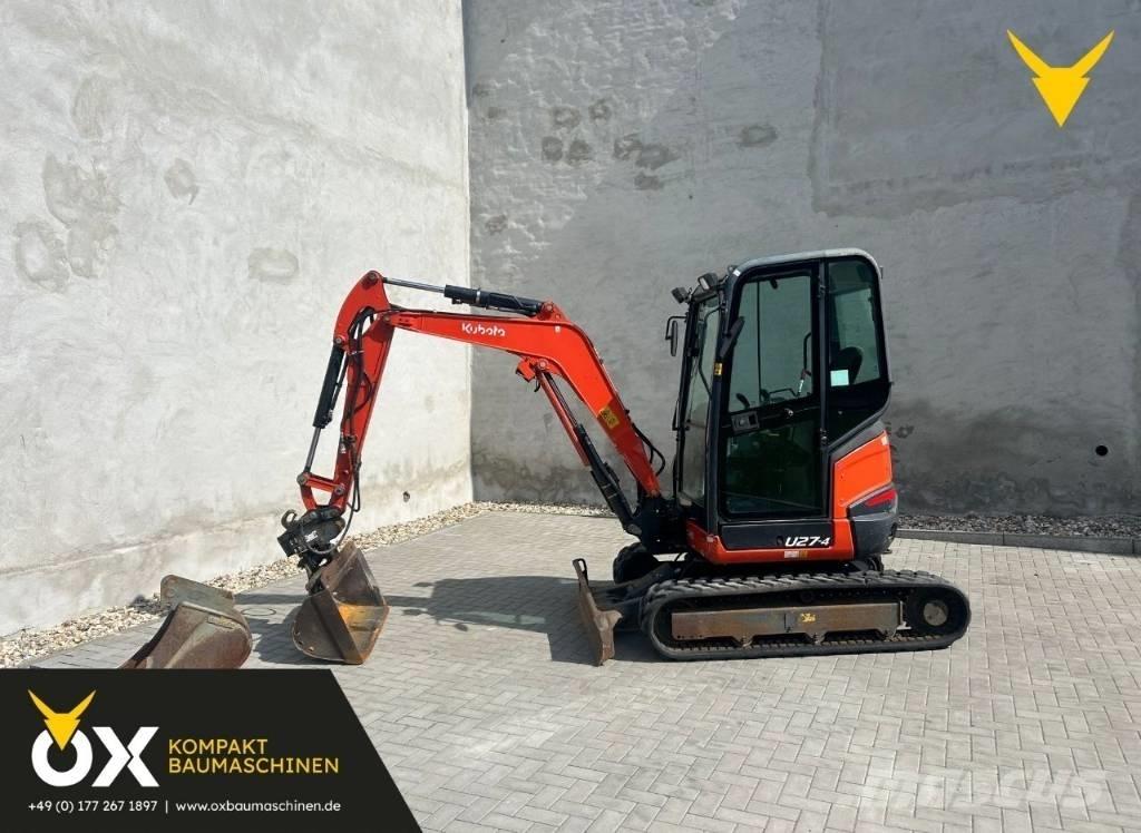 Kubota U 27-4 حفارات صغيرة أقل من 7 طن (حفارات صغيرة)
