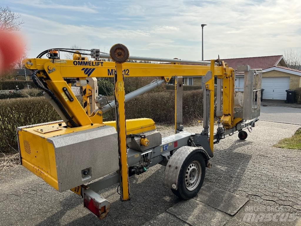 Omme Mini 12 EBJ المنصات الهوائية المثبتة على مقطورة