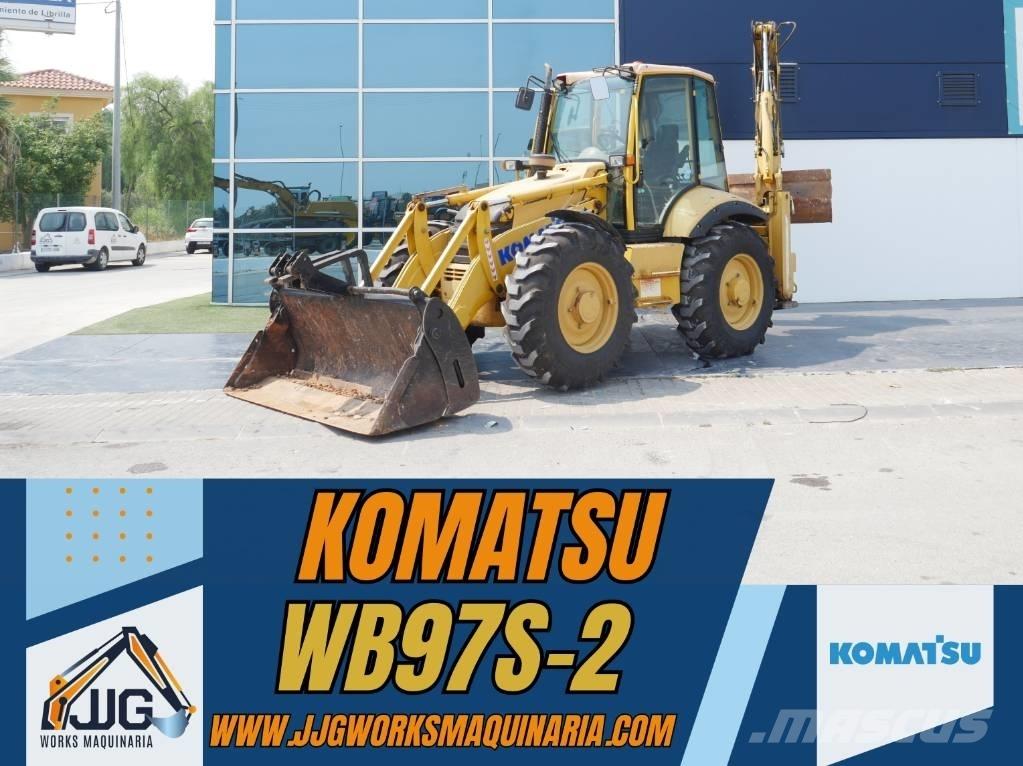 Komatsu WB 97 S-2 لوادر ذات جرافات عكسية