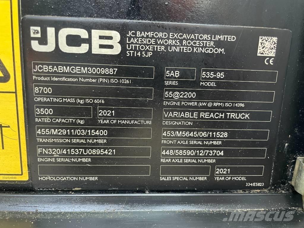 JCB 535-95 مناولات متداخلة