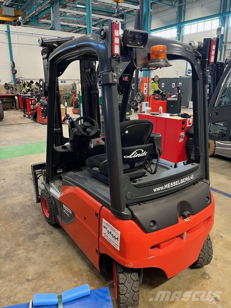 Linde E 16 P شاحنات ذات رافعات شوكية تعمل بالكهرباء