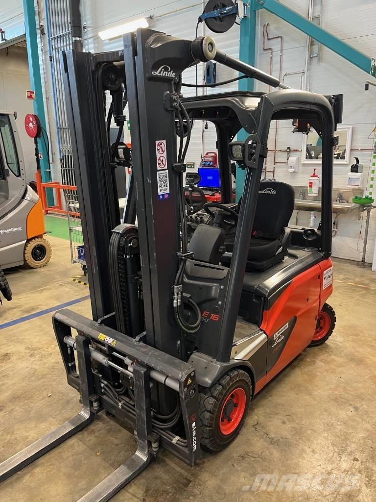 Linde E 16 P شاحنات ذات رافعات شوكية تعمل بالكهرباء