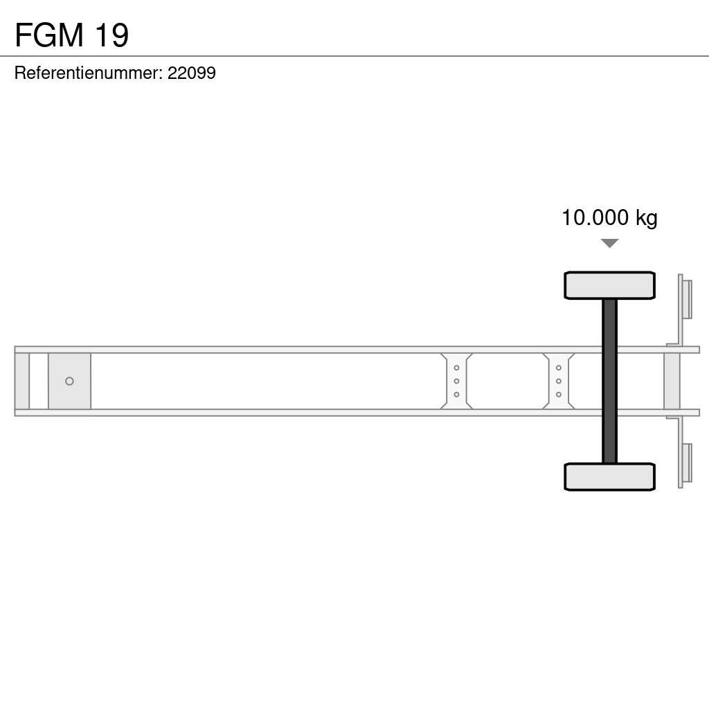 FGM 19 نصف مقطورات مركبات النقل