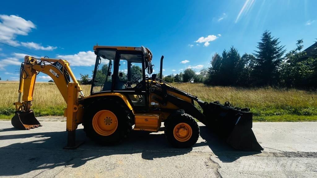 CAT 428 C لوادر ذات جرافات عكسية