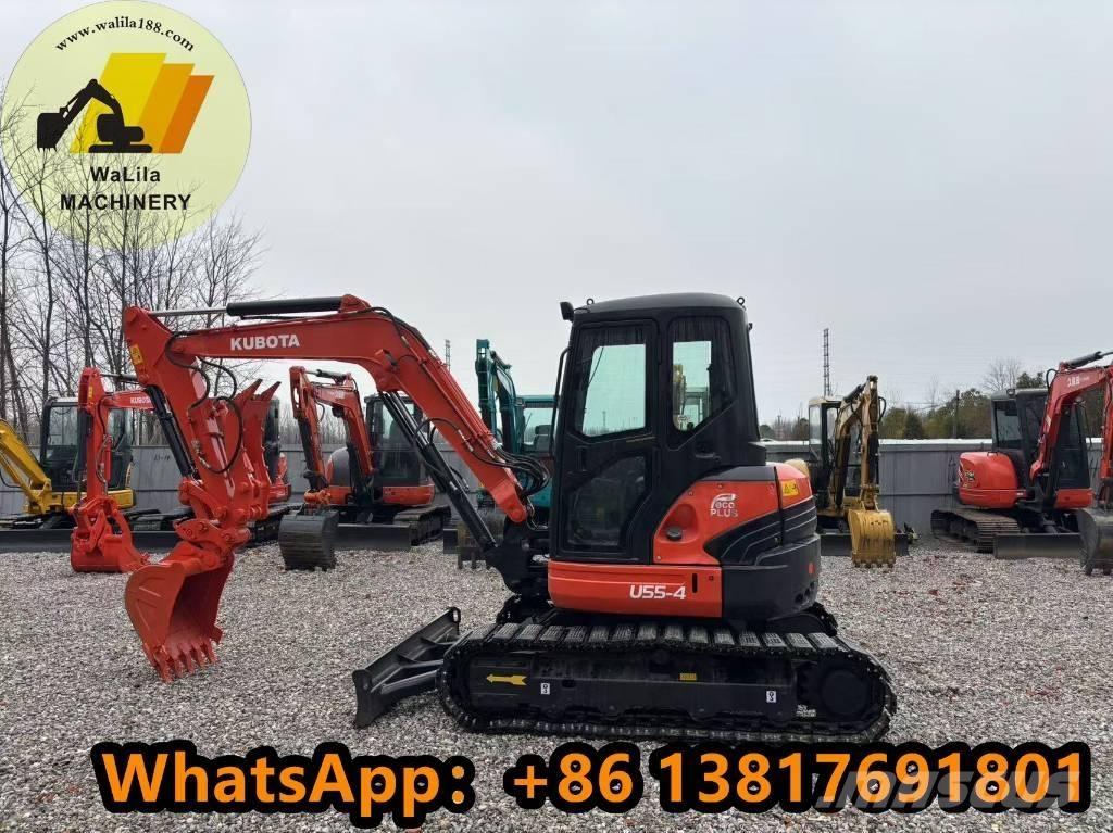 Kubota U 55-4 حفارات صغيرة أقل من 7 طن (حفارات صغيرة)