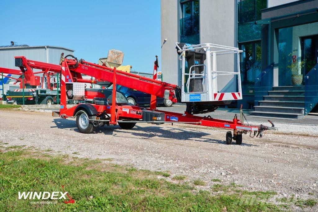 Dino 150 T المنصات الهوائية المثبتة على مقطورة