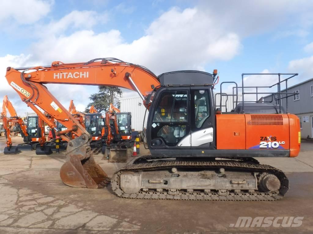 Hitachi ZX 210 LC-6 حفارات زحافة
